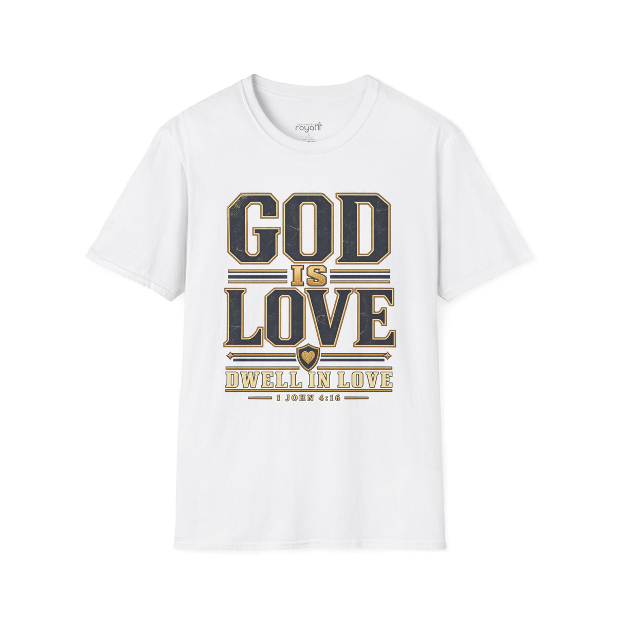 God Is Love Men’s Christian T-Shirt | 1 John 4:16