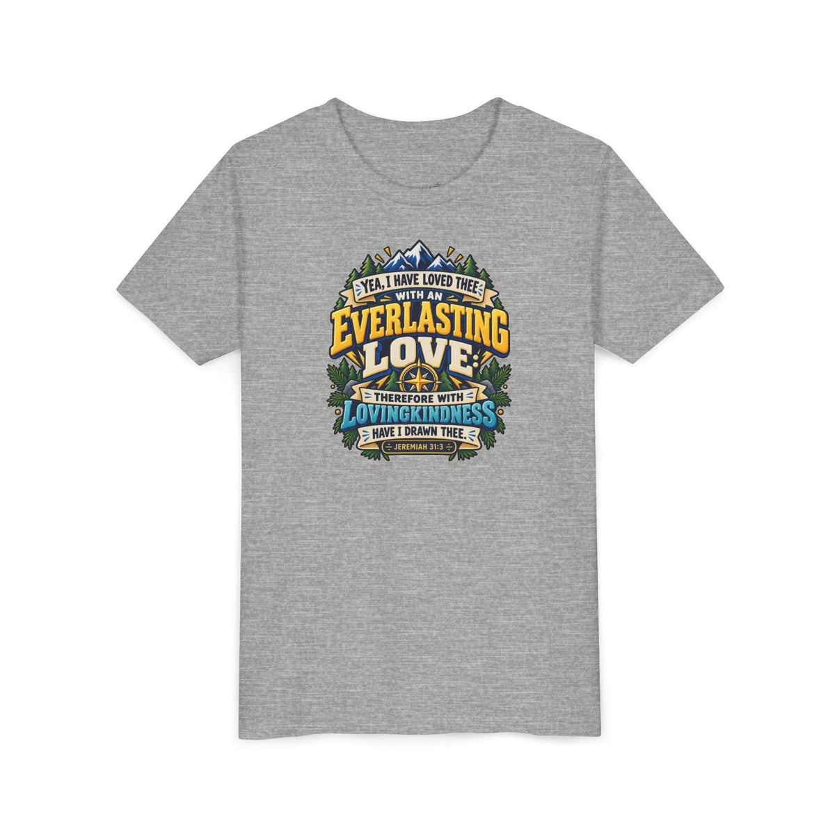 Everlasting Love Boys’ Christian T-Shirt | Jeremiah 31:3