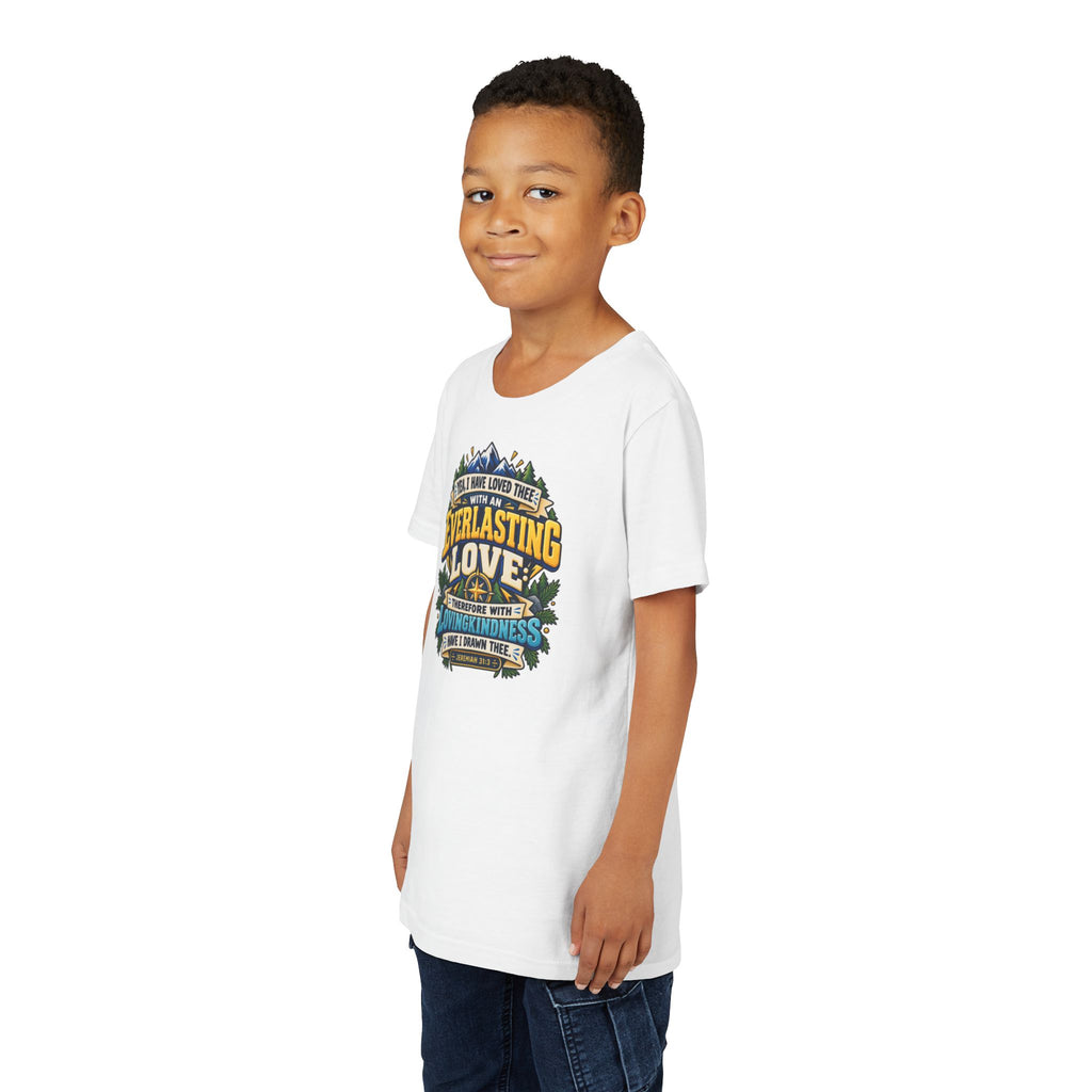 Everlasting Love Boys’ Christian T-Shirt | Jeremiah 31:3