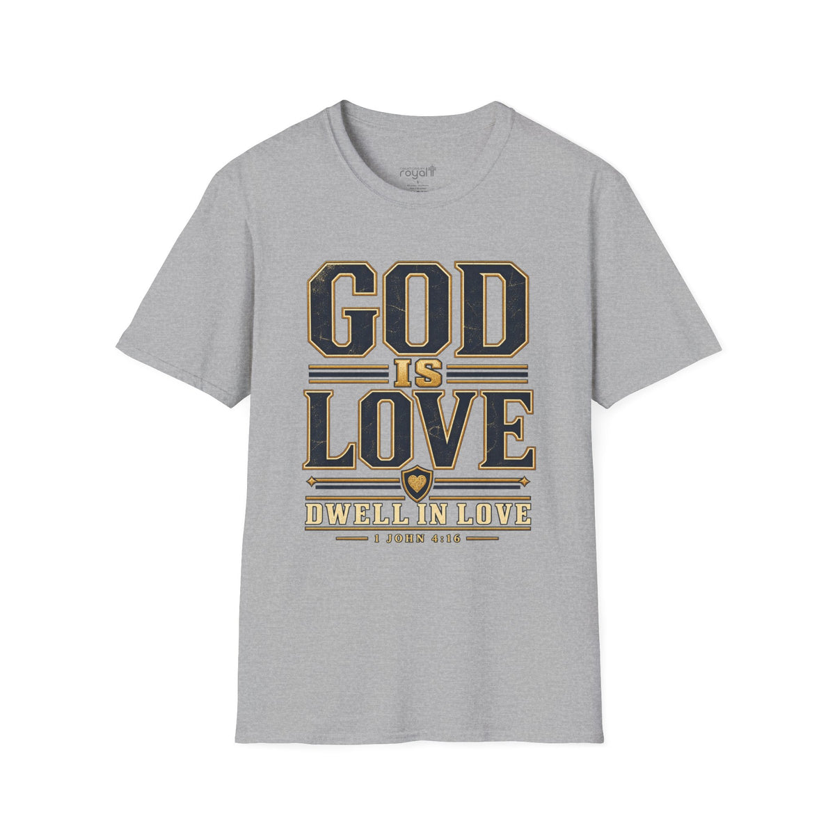 God Is Love Men’s Christian T-Shirt | 1 John 4:16