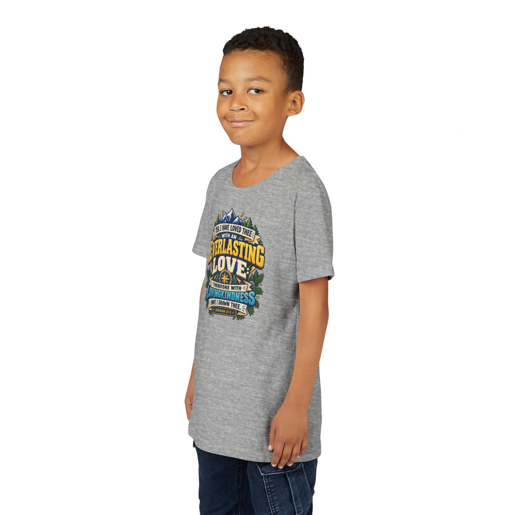 Everlasting Love Boys’ Christian T-Shirt | Jeremiah 31:3