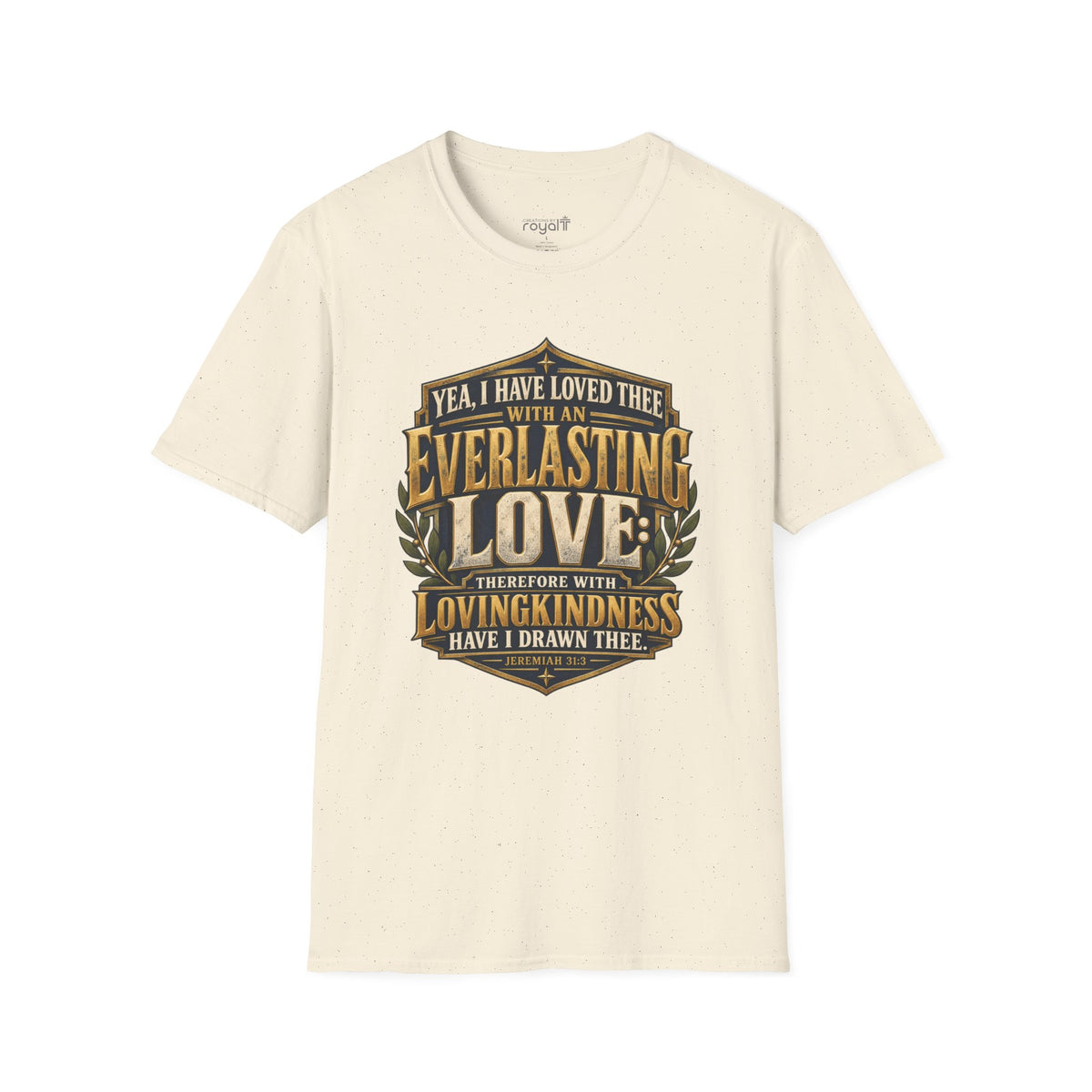 Everlasting Love Men’s Christian T-Shirt | Jeremiah 31:3