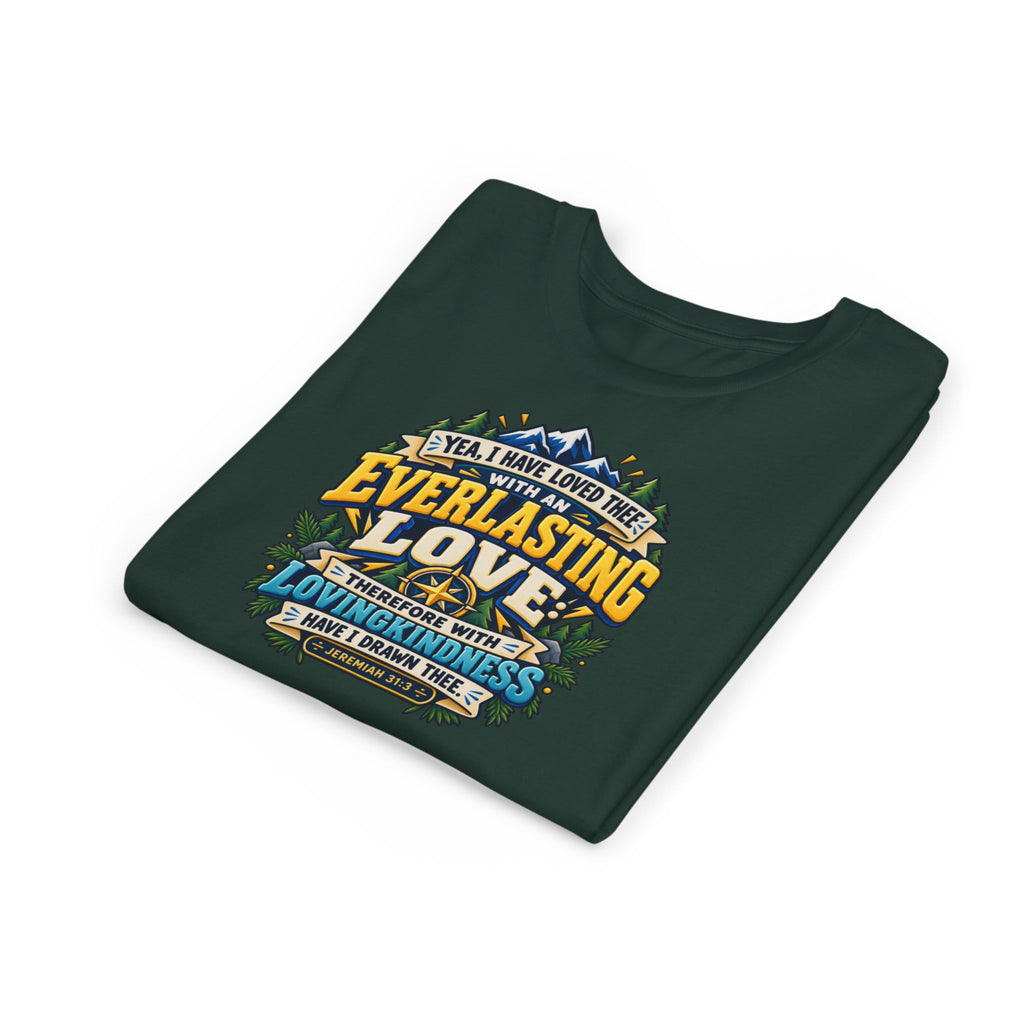 Everlasting Love Boys’ Christian T-Shirt | Jeremiah 31:3