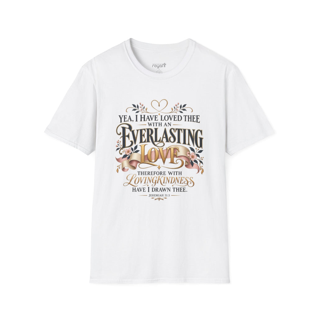 Everlasting Love Women’s Christian T-Shirt | Jeremiah 31:3