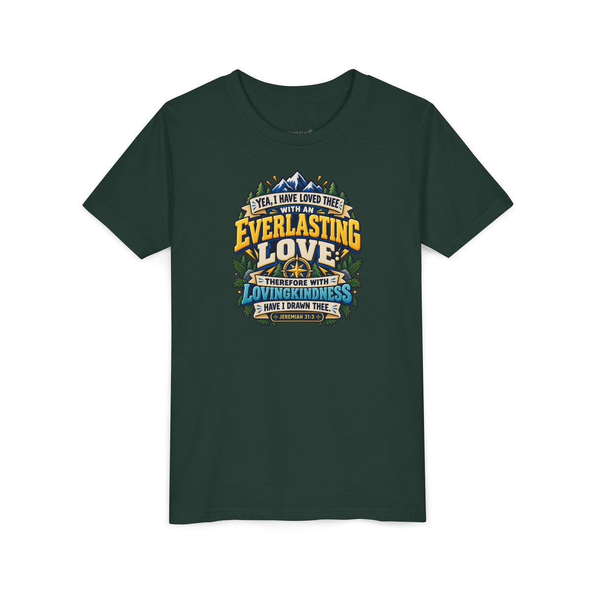 Everlasting Love Boys’ Christian T-Shirt | Jeremiah 31:3