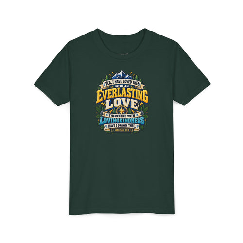 Everlasting Love Boys’ Christian T-Shirt | Jeremiah 31:3