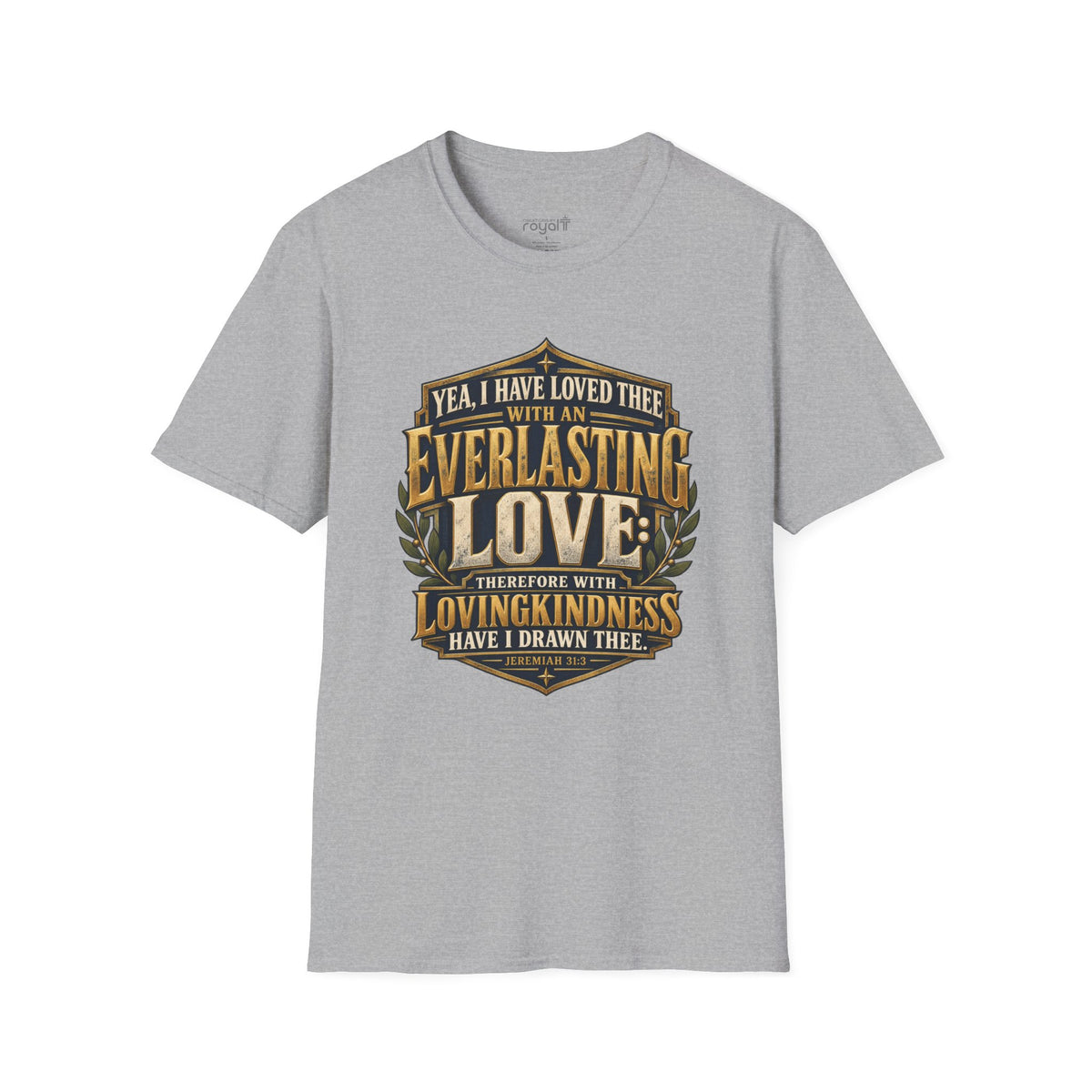 Everlasting Love Men’s Christian T-Shirt | Jeremiah 31:3