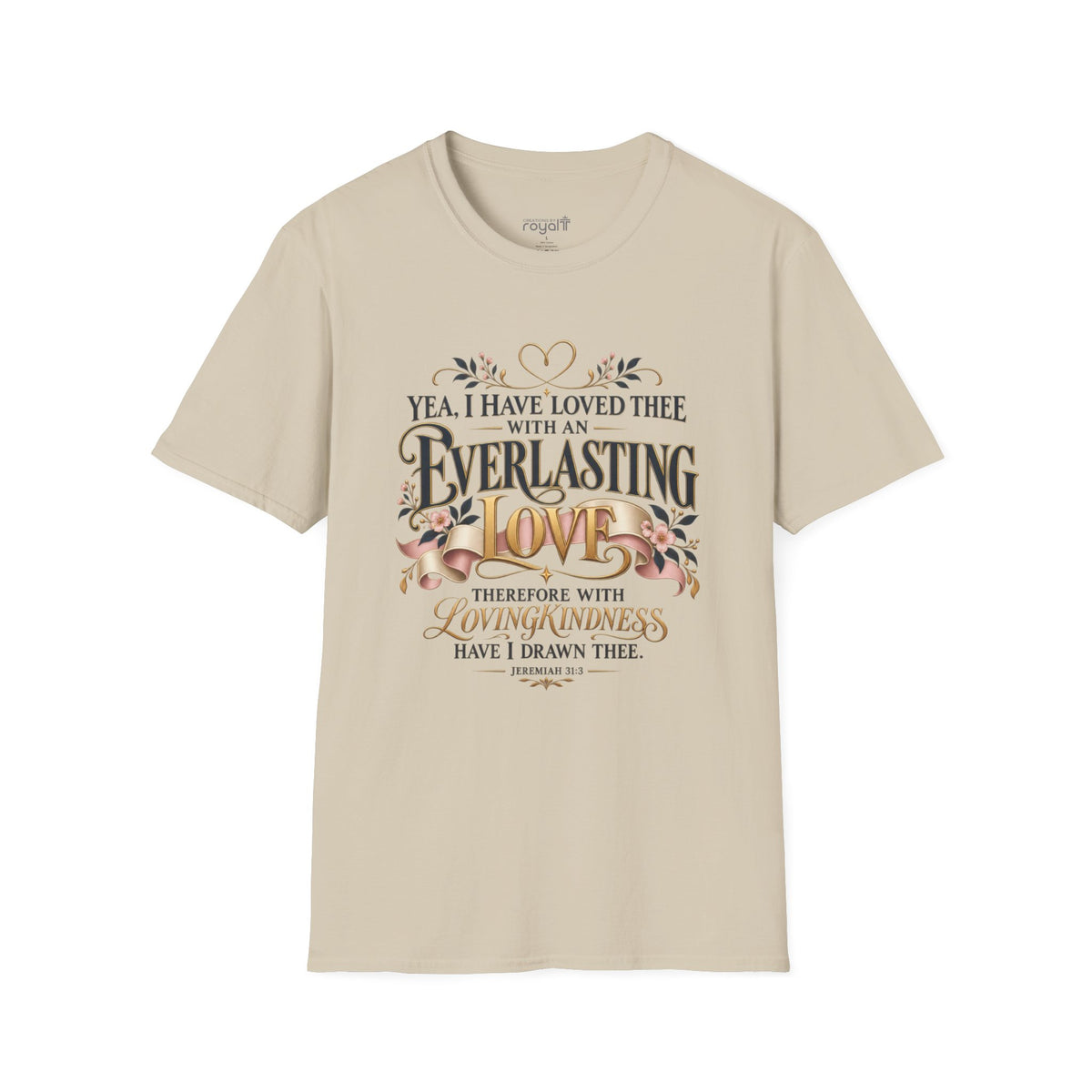 Everlasting Love Women’s Christian T-Shirt | Jeremiah 31:3
