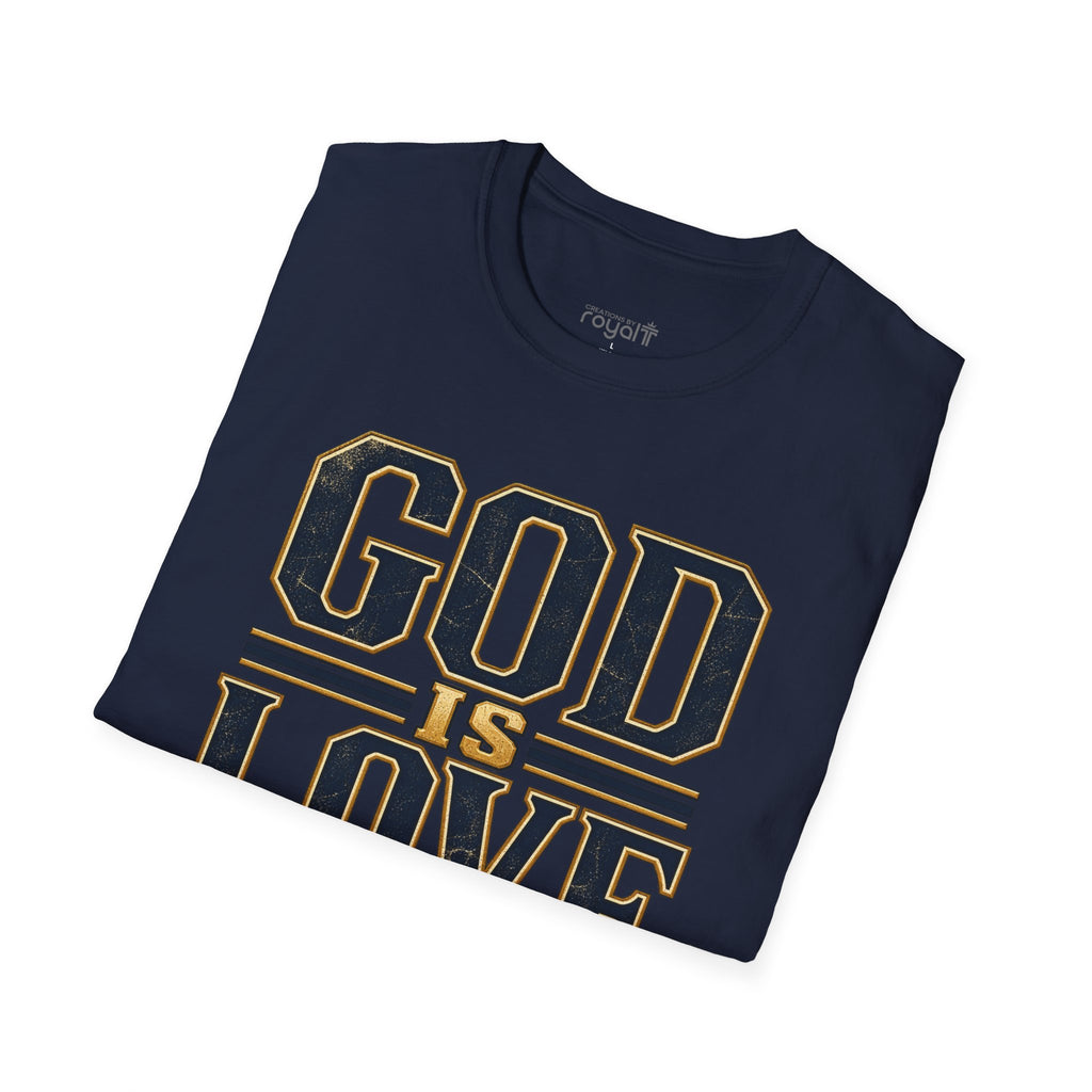 God Is Love Men’s Christian T-Shirt | 1 John 4:16