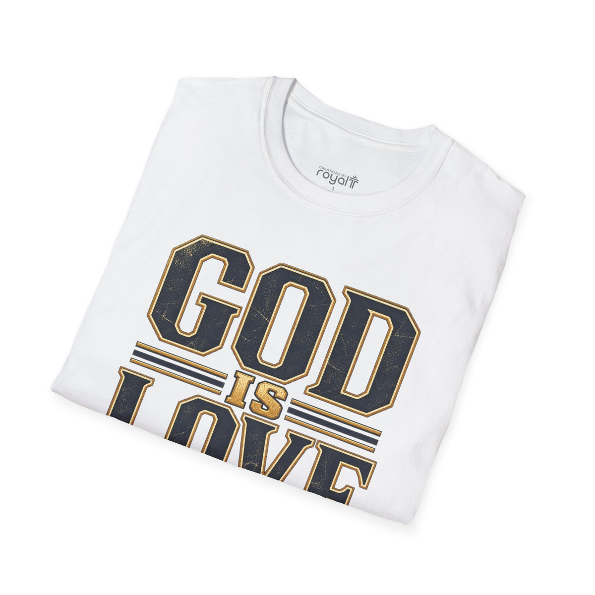 God Is Love Men’s Christian T-Shirt | 1 John 4:16