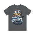 Christian T‑Shirt — "He Drew Me Out of Many Waters" Psalm 18:16