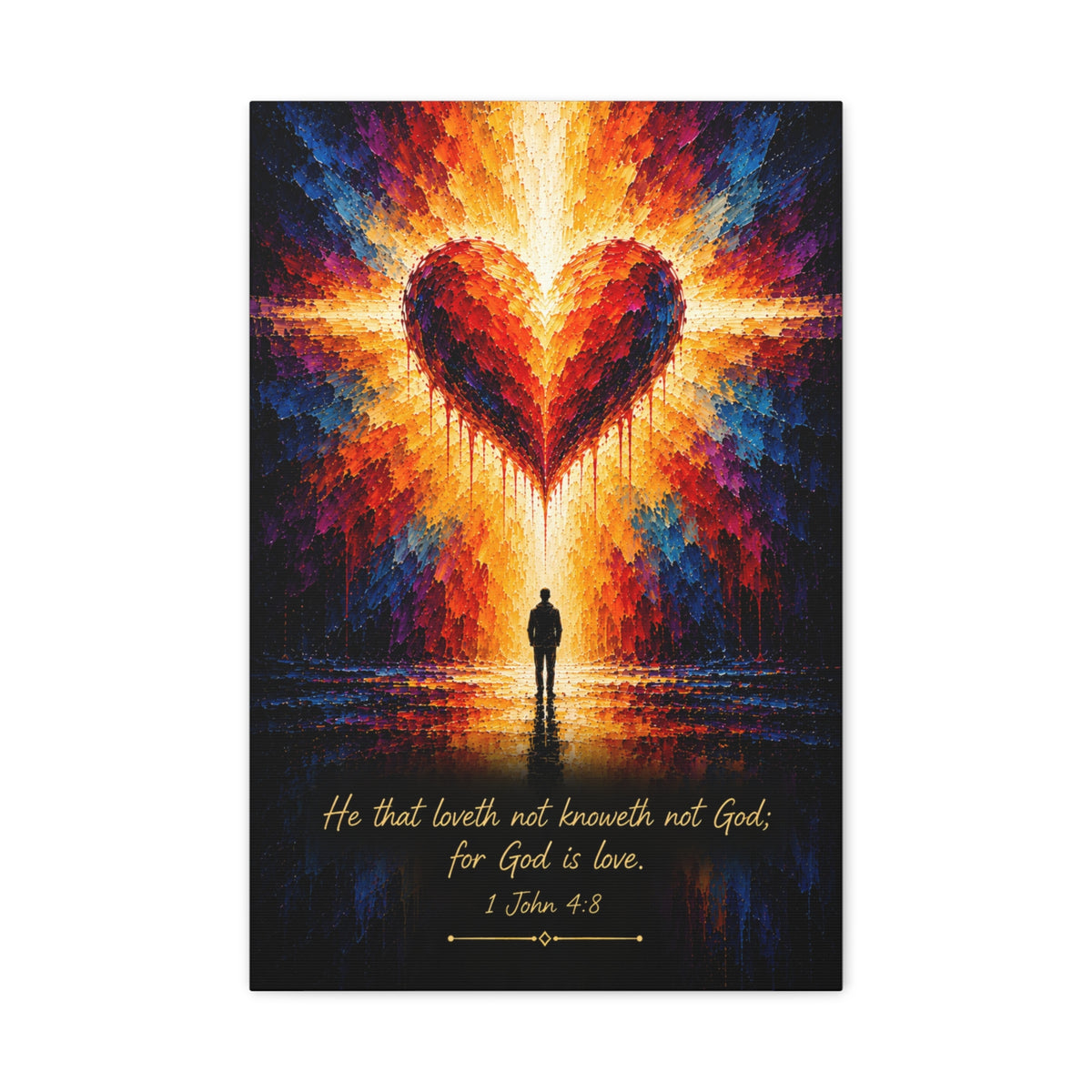 Know Love, Know God Canvas | 1 John 4:8