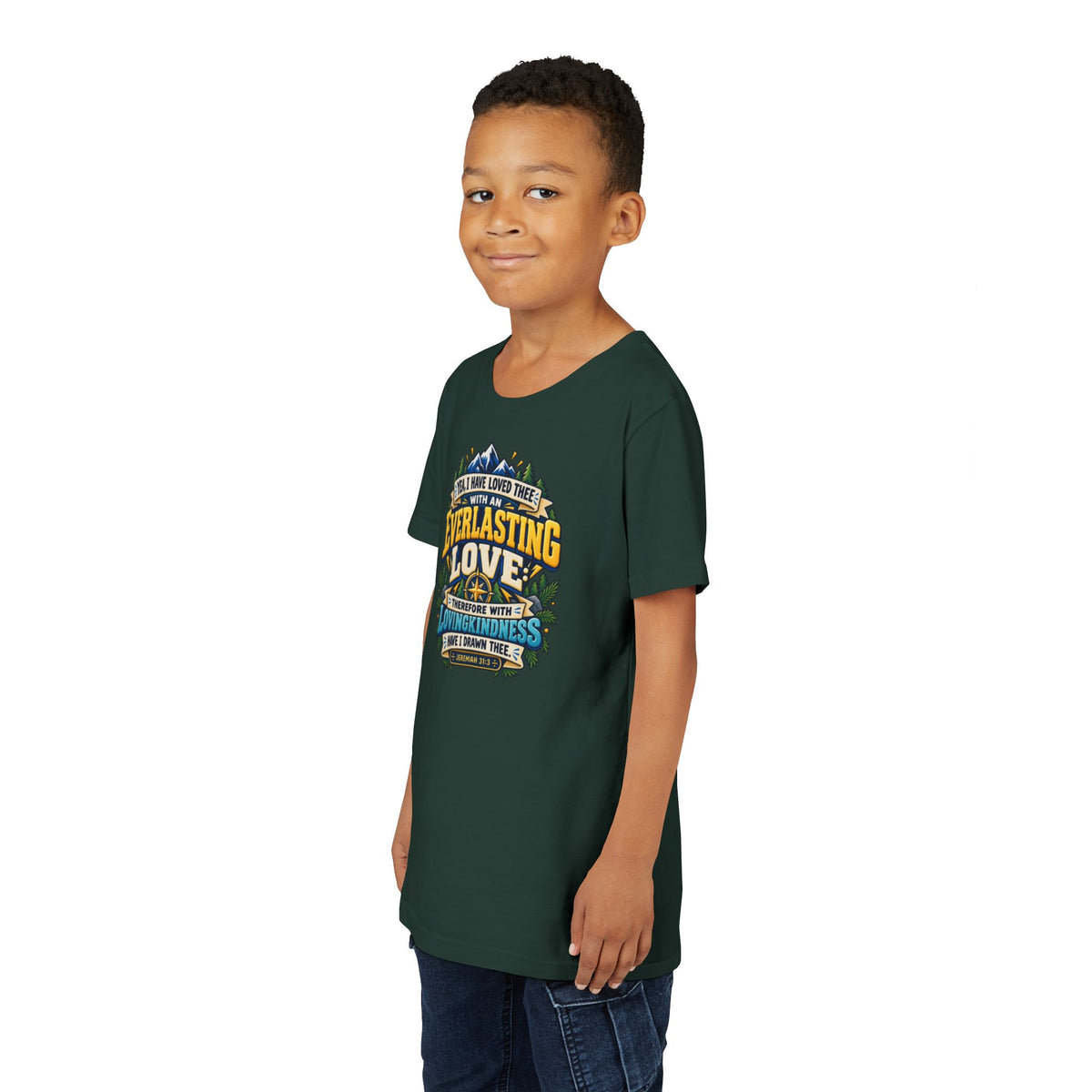 Everlasting Love Boys’ Christian T-Shirt | Jeremiah 31:3