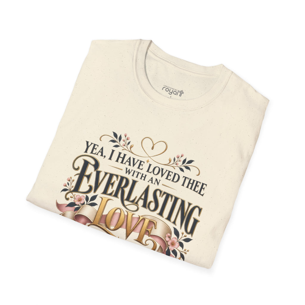Everlasting Love Women’s Christian T-Shirt | Jeremiah 31:3