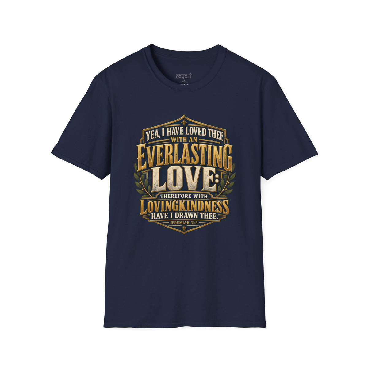 Everlasting Love Men’s Christian T-Shirt | Jeremiah 31:3