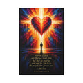 God Loves Us Christian Canvas | 1 John 4:10