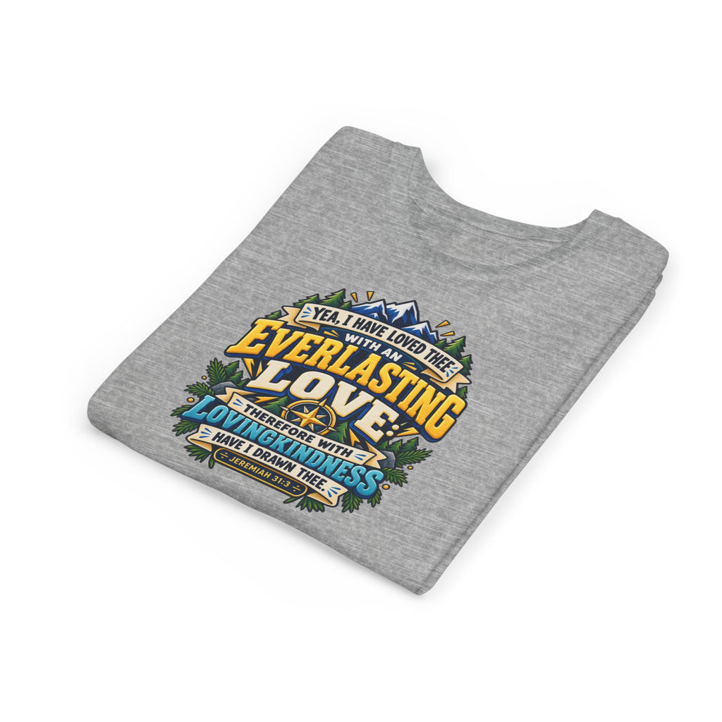 Everlasting Love Boys’ Christian T-Shirt | Jeremiah 31:3