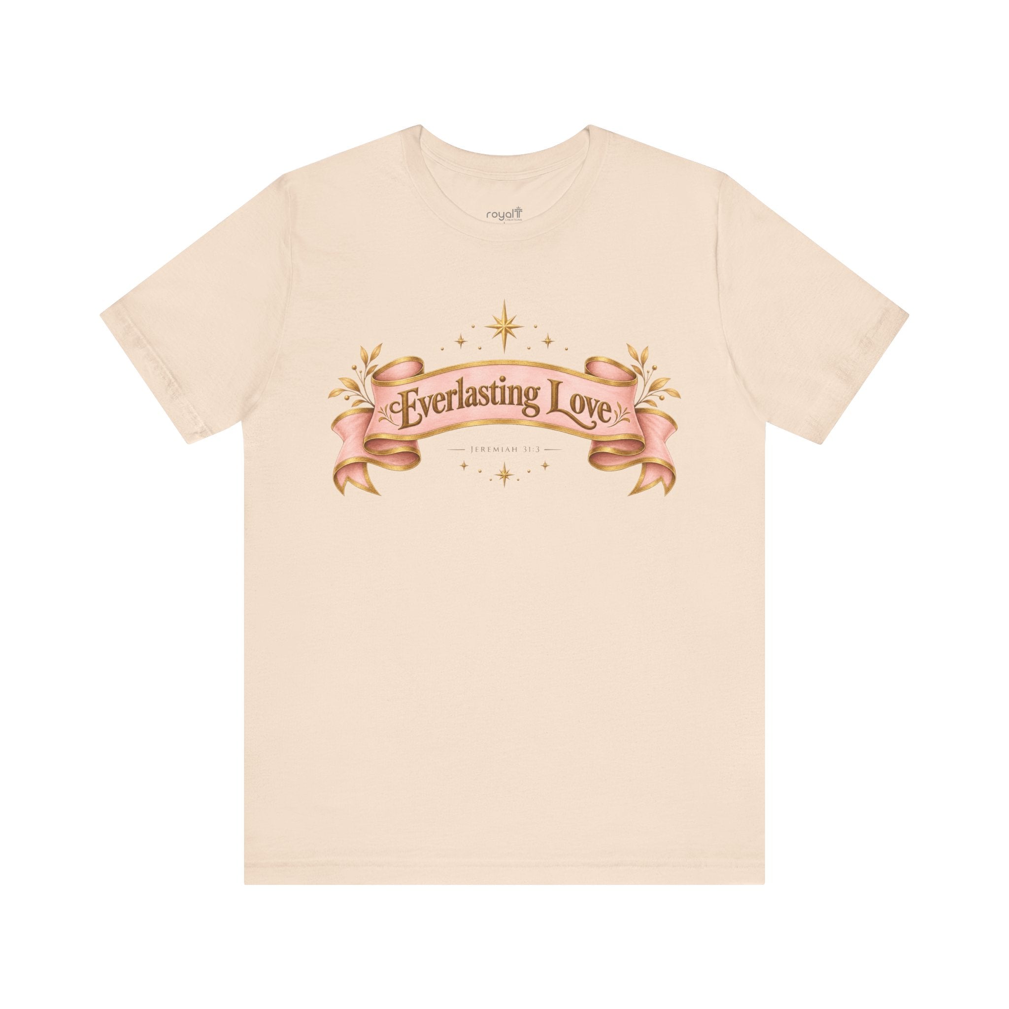 "Everlasting Love" — Vintage Ribbon Heart Graphic T-Shirt