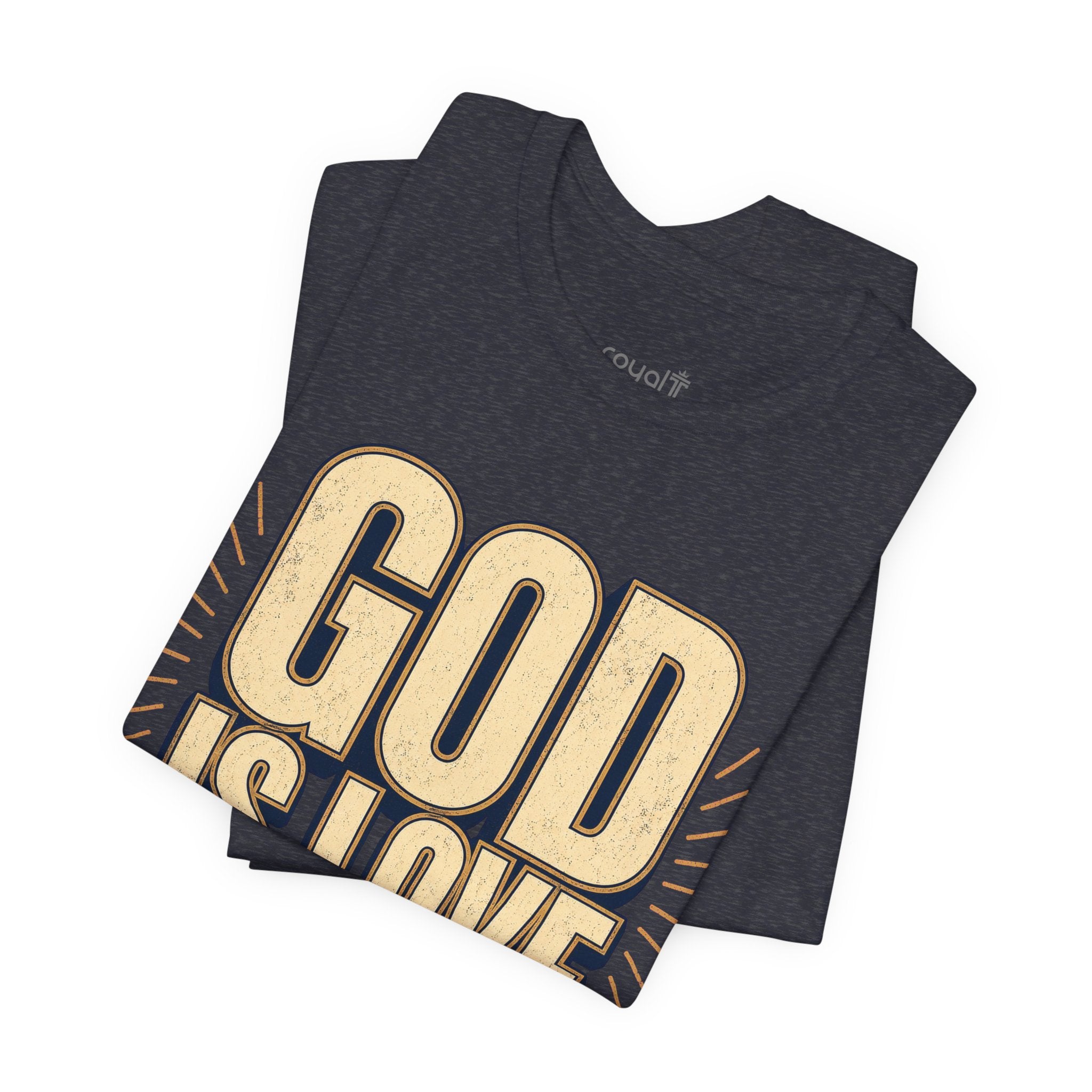 "God Is Love" (1 John 4:16) – Christian Graphic T-Shirt