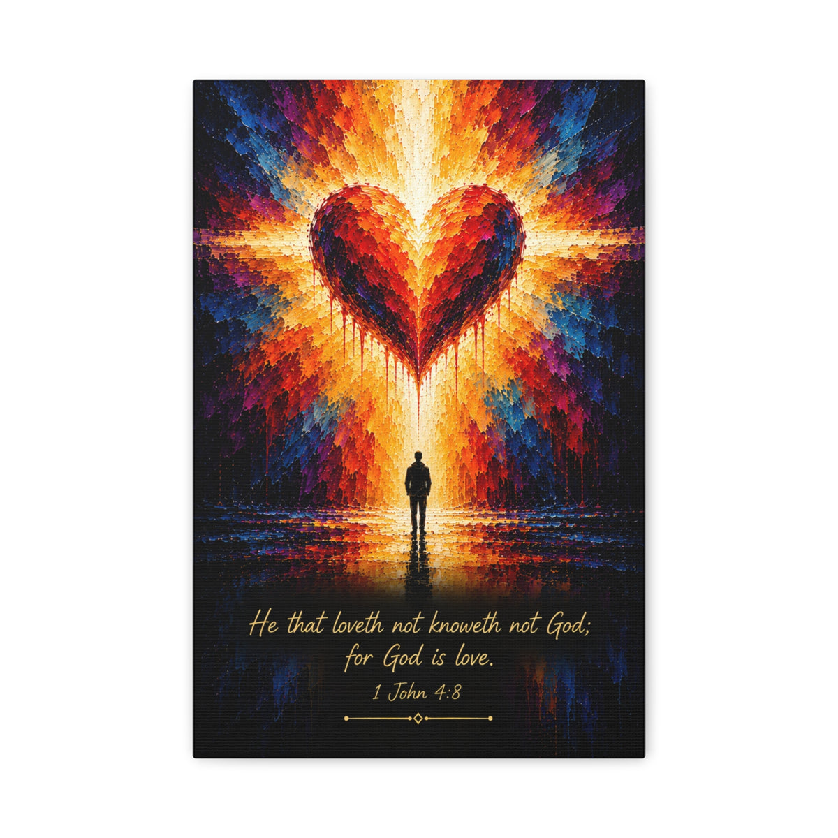 Know Love, Know God Canvas | 1 John 4:8